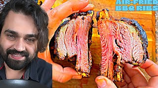 Beef Ribs  BBQ Beef Ribs  Grill Beef Ribs in Air Fryer [upl. by Ecnav558]