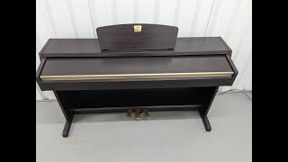 Yamaha Clavinova CLP220 digital piano in dark rosewood finish stock number 24376 [upl. by Nate355]