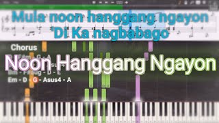 Noon Hanggang Ngayon Instrumental Instrumental Cover [upl. by Lyrrad598]