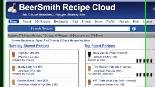 Uploading a Recipe to the BeerSmith Recipe Cloud [upl. by Kind615]