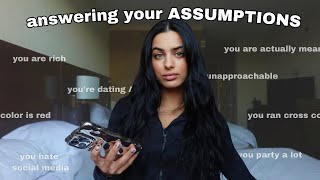 Answering Your Assumptions About Me [upl. by Emaj]