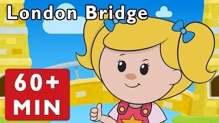 London Bridge Is Falling Down  More  Nursery Rhymes from Mother Goose Club [upl. by Eibrik]