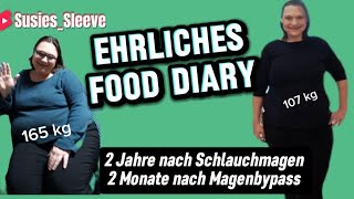 Food Diary Essen nach Magenverkleinerung ehrlicher Vlog Magenverkleinerung foodvlog [upl. by Akined]