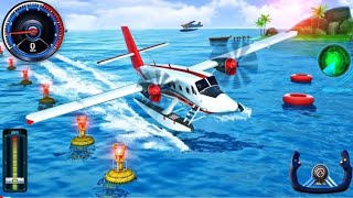 Airplane Flight Pilot Simulator 3D New Charter Airplane Aircraft Carrier  Android GamePlay [upl. by Crowley966]