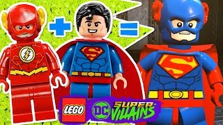 LEGO DC Super villains 135 FUSÃO DO FLASH COM SUPERMAN CRIANDO PERSONAGENS  Raposa Verde [upl. by Britteny]