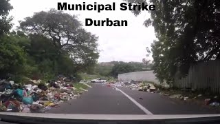 Municipal Strike Durban Athlone Park Amanzimtoti and Isipingo Beach [upl. by Halimak887]