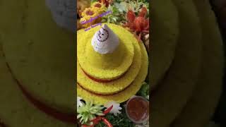 Membuat Tumpeng Nasi Kuning Sederhana Tapi Hasilnya Mewah Buat Semua Acara Special shorts [upl. by Elson]