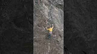 Massive whipper Ethan Pringle rips two pieces of pro on Meltdown 514c climbing whipper tradwhip [upl. by Hillary]