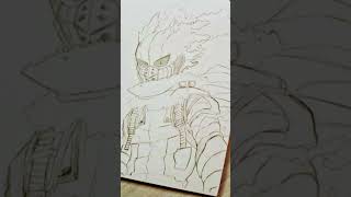 Aspirin new video my doms SketchBook my hero academia Main character sketch [upl. by Gluck483]