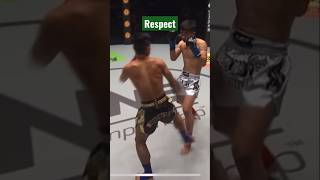 Sportsmanship amp Respect shorts onechampionship viral shortsfeed mma ufc fighting boxing [upl. by Anahsak605]