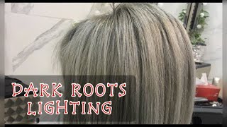 How to Color Hair Roots amp Very Lights Ash Blonde ⏩ Wella 916128920 vol Oxidant Roots 61 [upl. by Neeka]