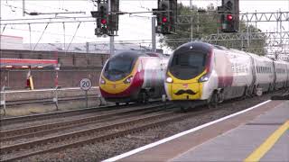 Class 390  Virgin Pendolinos At Speed  Updated [upl. by Chesna]