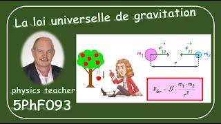 Physique 5PhF093 La loi universelle de gravitation [upl. by Arad941]