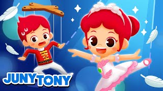 Ballerina Ballerino 🩰💖  Ballet Dancers  Kids Ballet Song  Job amp Occupation Songs  JunyTony [upl. by Nera161]