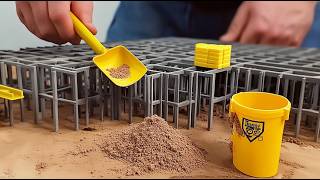 Man Builds 5Floor Building With Mini Bricks  SmallScale DIY OUROBOROSARQ192 [upl. by Ennaitsirk]