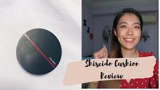 Cushion Review  Shiseido Synchro Self Refreshing Cushion Compact [upl. by Eilra]