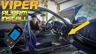 Attempting an ALARM Install With NO EXPERIENCE Viper 5706v Toyota MR2 [upl. by Tisbee]