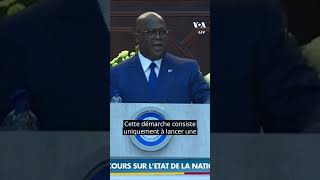 Le président de la RDC Félix Tshisekedi veut une réforme constitutionnelle [upl. by Morez]