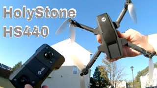 HolyStone HS440 foldable Drone Review amp Instructions [upl. by Nwahsal772]