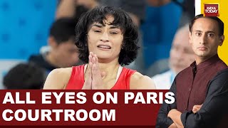 Vinesh Phogat CAS Hearing Verdict Live All Eyes On Paris Courtroom  Newstrack With Rahul Kanwal [upl. by Alikee25]