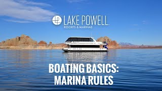 Boating Basics Marina rules [upl. by Denman]