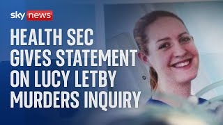 Health Sec statement on inquiry into Countess of Chester Hospital after Lucy Letby case [upl. by Assenay]