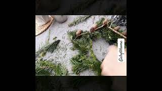 Kranz binden leuchtender Stern diy tutorial kranz stern garden outdoor advent winter short [upl. by Thaddeus782]