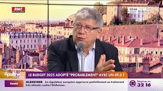 Un Budget 2025 adopté avec un 493  Eric Coquerel sur RMC [upl. by Maloy]