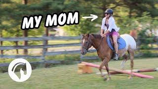 MY MOM JUMPS MY HORSE [upl. by Anikas794]