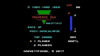 Traverse USA  Race of PostApocalypse Zippy Race Hack Famicom  Playthrough [upl. by Eiffe]