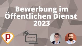 Bewerbung und Einstellungstest im Öffentlichen Dienst [upl. by Suiratnauq]