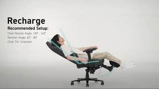 Secretlab Ergonomic Recliner AddOn Plushcell™ Memory Foam Usage Guide [upl. by Ahsinut530]