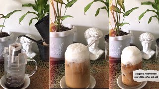 how to make vanilla iced latte at home quick and easy recipe [upl. by Macey]