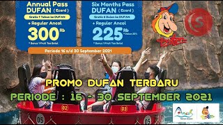 Promo Dufan Ancol September 2021 Beli Tiket Annual Pass GRATIS Setahun Ke Dufan [upl. by Eeroc]