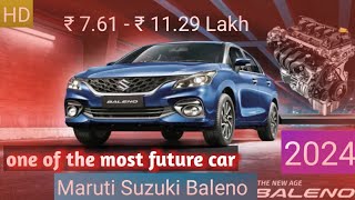 Maruti Suzuki Baleno 2024  New Baleno 2024 Features  Interior and Exterior car  full information [upl. by Ylrebmyk939]