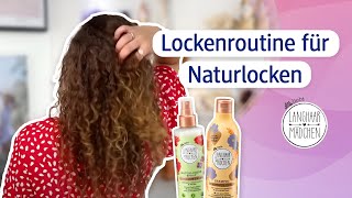 Lockenroutine für Naturlocken mit den Langhaarmädchen [upl. by Gianina]