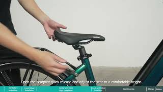 Fiido C11 ebike unboxing amp assembly video [upl. by Lilah764]