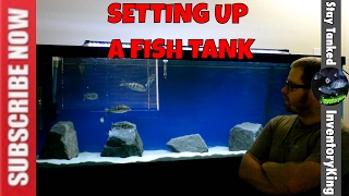 How To Setup A 120 Gallon African Cichlid Tank  Step by Step Detail [upl. by Kelcie]