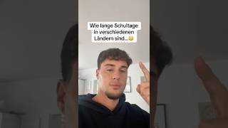 Wie lange Schultage in verschiedenen Ländern sind…😳  foryou trending trend viralshort fypシ゚ [upl. by Ross894]