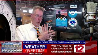 WDEFTV NEWS 12 WEATHER OVERTIME  MONDAY OCTOBER 28 2024 [upl. by Aniroz]