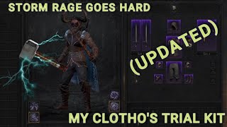 my UPDATED clothos trial kit chill rogue gameplay dungeonborne [upl. by Seaman]