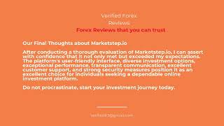 Marketstepio Review  Investment brand of Choice [upl. by Leoine]