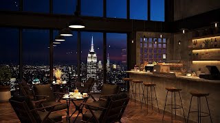 New York Coffee Shop Ambience ☕ Relaxing Jazz Instrumental Music For Good Mood Work Study [upl. by Gesner389]