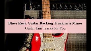 Groovy 68 Swung Blues Rock Guitar Backing Track in A Minor [upl. by Roddy385]