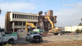 Building demolition makes way for Fremonts new downtown fremontca [upl. by Dafna]