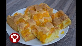 Marillenkuchen  Aprikosenkuchen  Das einfache Marillenkuchen  Aprikosenkuchen Rezept [upl. by Rhtaeh]