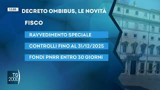 Decreto Omnibus Oggi in Senato ecco cosa prevede [upl. by Garcon]