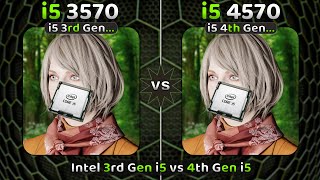 Intel Core I53570 vs I73770  3rd gen i5 vs 3rd gen i7  Test In 6 Games [upl. by Aniala130]