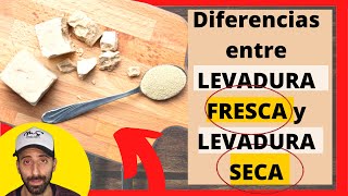 👉 Conoces la diferencias entre levadura FRESCA y levadura SECA [upl. by Maryellen84]