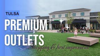 1st trip to Tulsa Premium Outlets Driving in Jenks people watching amp outlet tour [upl. by Nolek]